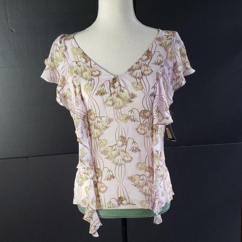 NWT $88 Kenneth Cole 100% silk